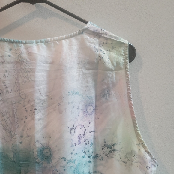 NWT Womens Floral Sleeveless 1X Lightweight OrderPlus - Picture 8 of 11